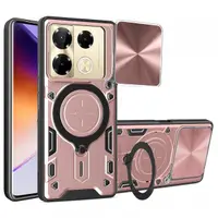 Husa pentru Infinix Note 40 Pro+, Techsuit, CamGuard Pro, Roz Aurie
