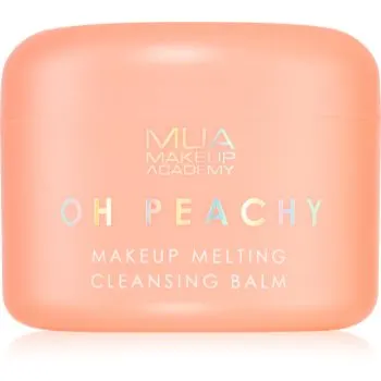 MUA Makeup Academy Oh Peachy balsam demachiant cu ulei cu arome de piersici