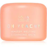 MUA Makeup Academy Oh Peachy balsam demachiant cu ulei cu arome de piersici