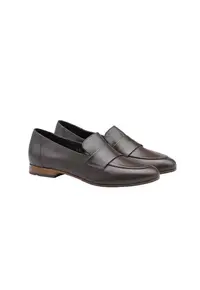 Pantofi slip-on femei ROVIA 240 - piele naturala - maro cigar - Maro
