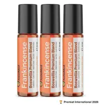 AxioMed Frankincense Oil Roll-On – ulei esential de tamaie cu 5 specii Boswellia – 30 ml