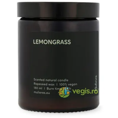 Lumanare Naturala Lemongrass 180ml