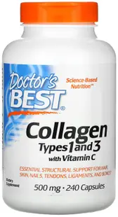 Collagen Types 1 and 3, 500 mg, 240 capsule, Doctor's Best