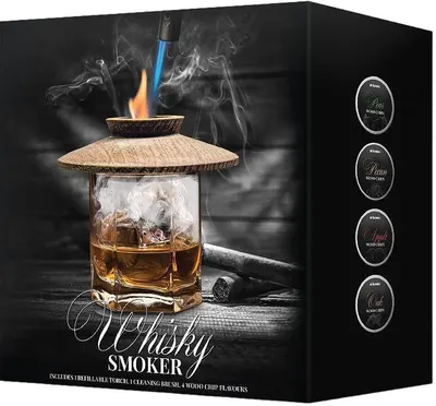 Set de afumare pentru whisky Mikamax