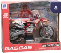 Motocicletă din metal Newray - GasGas, Justin Barcia, 1:12