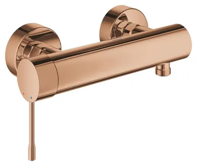 Baterie dus Grohe Essence 25252DA1, 1/2 inch, aparenta, lucios, Cupru