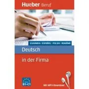 Deutsch in der Firma Buch mit mp3-Download Griechisch, Spanisch, Polnisch, Rumanisch