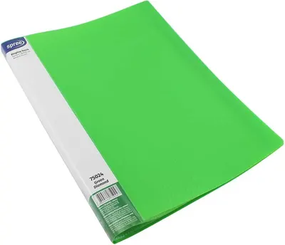 Spree Diamond - Cu 20 de buzunare, A4, verde