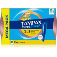 Tampax Pearl Compak Regular tampoane cu aplicator