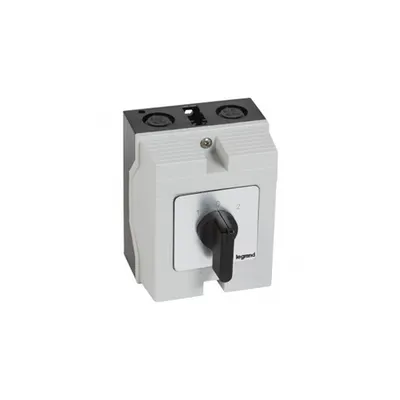 Intrerupator rotativ- changeover switch cu off - PR 12 - 1P - 16 A - box 96x120 mm