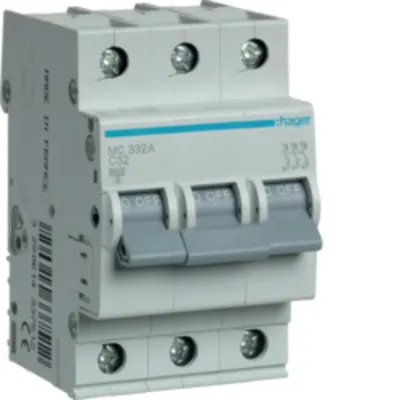 Disjunctor 3P, 32A, 6kA, C, 3M