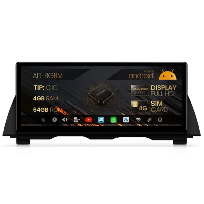 Navigatie BMW Seria 5 F10 F11 (2011-2012), Varianta CIC, Android 13, BM-Octacore 4GB RAM + 64GB ROM, 12.3 Inch - AD-BGBM12004CI+AD-BGRKITBM009