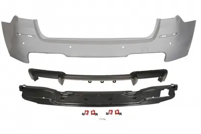 Bara (Spate M-PACHET, cu orificii senzor parcare, grunduit) potrivit BMW 5 (F10), 5 (F11) Break 12.09-02.17
