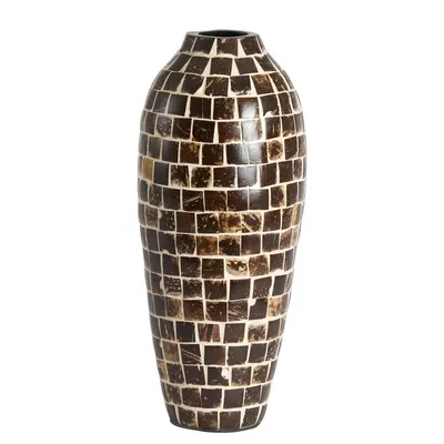 Vază maro din bambus (înălțime 40 cm) Tudela – Light & Living