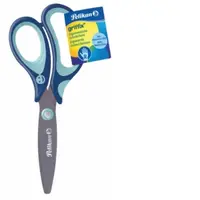 Foarfecă Griffix pentru dreptaci, maner de plastic, albastru, lungime 15 cm, vrac