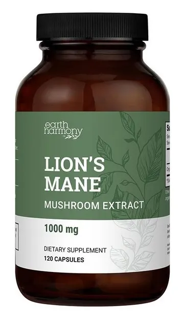 Lion's Mane, 500 mg, 120 capsule, Earth Harmony