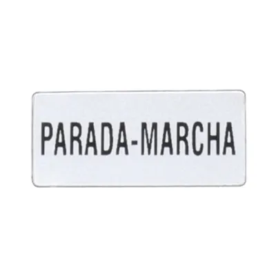 Eticheta cu Text pentru Lpx Au100 Legend Holder, For Selector Switches, Parada-Marcha