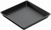Tavă de copt AMT - 26 x 26 x 3 cm, strat antiaderent Lotan, neagră