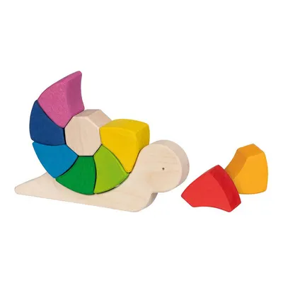 Set de constructie 10 piese - Melcul Paulina - Multicolor