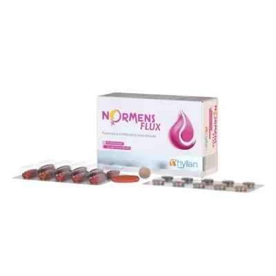 NorMens Flux – Reglarea Fluxului Menstrual, 30 Comprimate + 10 Capsule, Hyllan