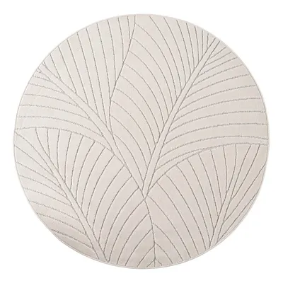 Covor pentru exterior și interior crem rotund ø 80 cm Nova 1203 – Ayyildiz Carpets