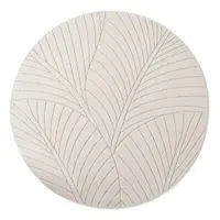 Covor pentru exterior și interior crem rotund ø 80 cm Nova 1203 – Ayyildiz Carpets
