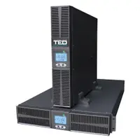 UPS 2000VA rackabil 2U Online dubla conversie management 1 schuko + 4 IEC TED Electric TED004055