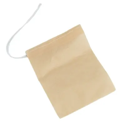 Săculeț hârtie mic cu sfoară - beige 6x8cm (set 100 buc) - Default Title