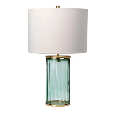 Veioza Reno Table Lamp – Green – Aged Brass