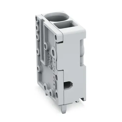 PCB terminal block; 6 mm²; Pin spacing 7.5 mm; 1-pole; Push-in CAGE CLAMP®; 6,00 mm²; white