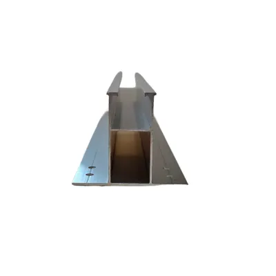 Mini-sina 340 mm, inaltime de 60 mm cu doua benzi de protectie de cauciuc si 4 suruburi autoforante 6,3*38