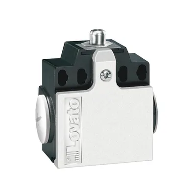 Limitator de Cursa, K Series, Top Push Rod Plunger, 2 Side Cable Entry. Dimensions Compatible To En 50047, Metal Body, Contacts 2nc Snap Action. Metal Plunger