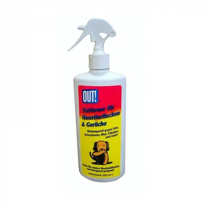 Solutie anti pete si anti mirosuri pentru caini Out 235 ml