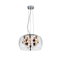 Candelabru Rosy 4xg9 Sticla Transparenta D400mm