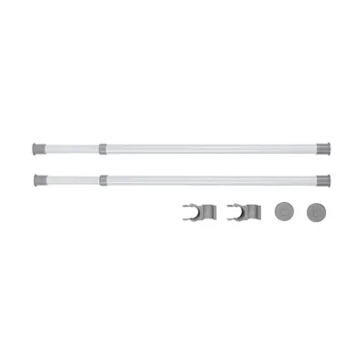 Bare telescopice pentru dulap 2 buc. din metal/din plastic Herkules – Wenko
