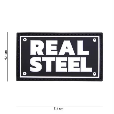 Patch REAL STEEL velcro PVC 101INC - Default Title