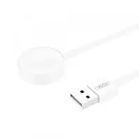 Incarcator Wireless XO Design CX012 pentru Apple Watch Series, USB-A, Alb