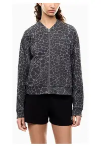 Hanorac dama TRAIN GRAPHIC SERIES W T-TOP CN ANIMALIER - Bumbac - Gri - Gri
