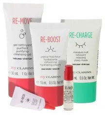 Set produse Clarins Healthy Skin Must-Haves, 5 piese