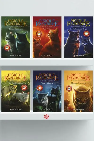 Pachet Seria Pisicile războinice: Viziunea din umbre - Erin Hunter