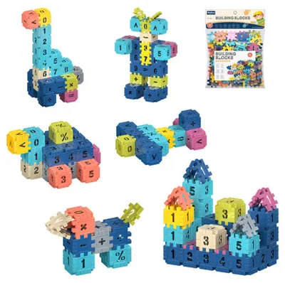 Constructor matematic MeiFen - Blocuri de construcție, 90 de piese