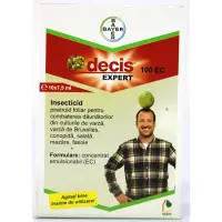 Decis Expert 7.5ml insecticid contact Bayer (cereale, rapita, mustar, varza, conopida, fasole, mazare, salata, sfecla zahar, nap) - Default Title