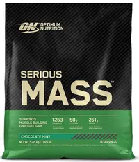 Serious Mass, ciocolată și mentă, 5443 g, Optimum Nutrition
