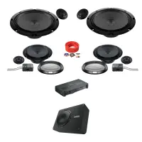 Pachet difuzoare auto cu subwoofer dedicat Audi Q5 8R facelift 2012 - 2017 Audison Prima 1000 W