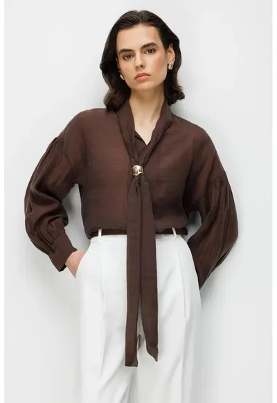 Bluza dama - Maro - Decolteu in V