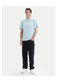 Tricou Barbati - Bumbac - 45987 - Albastru