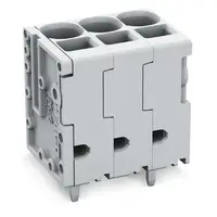 PCB terminal block; 6 mm²; Pin spacing 7.5 mm; 7-pole; Push-in CAGE CLAMP®; 6,00 mm²; gray