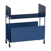 Măsuță de servire cu roți din metal 32x63 cm Ays – Hübsch