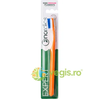 Periuta de Dinti Portocalie Medie 6580 Filamente Expert 1buc