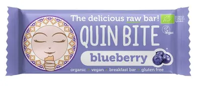 Baton bio raw, afine 30 g, Quin Bite